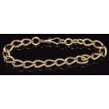 A 9ct gold Albert/ watch chain, 25.3g