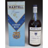 Martell Cordon Bleu Fine Liqueur Cognac Brandy, 24fl oz, 70% proof, with box