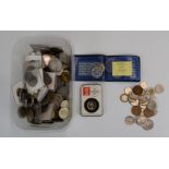 An amateur collection of overseas, largely pre Euro and world coinage to include USA, Australia,