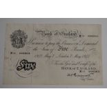 Peppiatt 7th May 1947 white £5 note