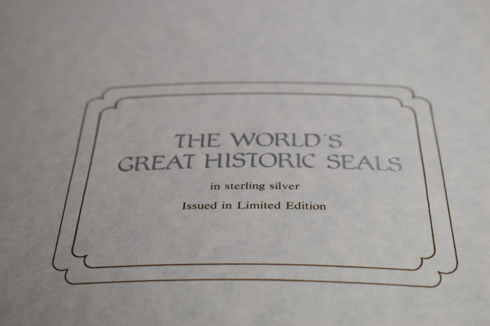 Franklin Mint The World's Greatest Historic Seals, complete set of 50 sterling silver seals, each - Image 8 of 8