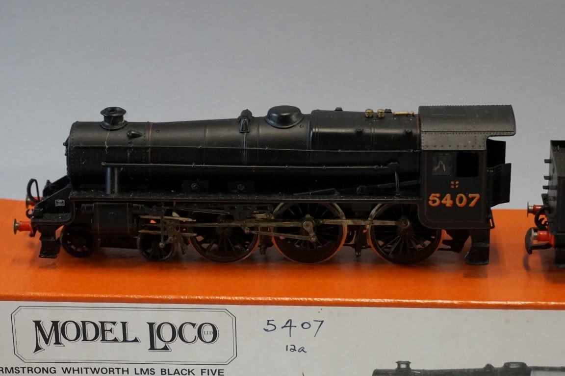 A DJH 'OO' gauge LMS 4-6-0 Black Five locomotive 5407 and tender, in original Model Loco Ltd box. - Image 2 of 7