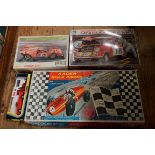 A vintage Kader 'Road Racing' slot car set, boxed; together with a Corgi 415 Mazda Camper, boxed;