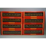 Eight Hornby 'OO' gauge LNER sleeping coaches, each in original box. (8)