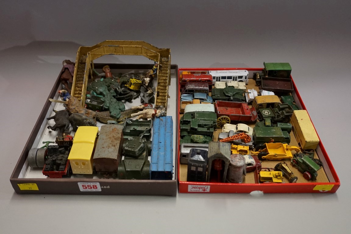 A collections of Lesley, Lledo, Britains and other similar diecast models. (qty)