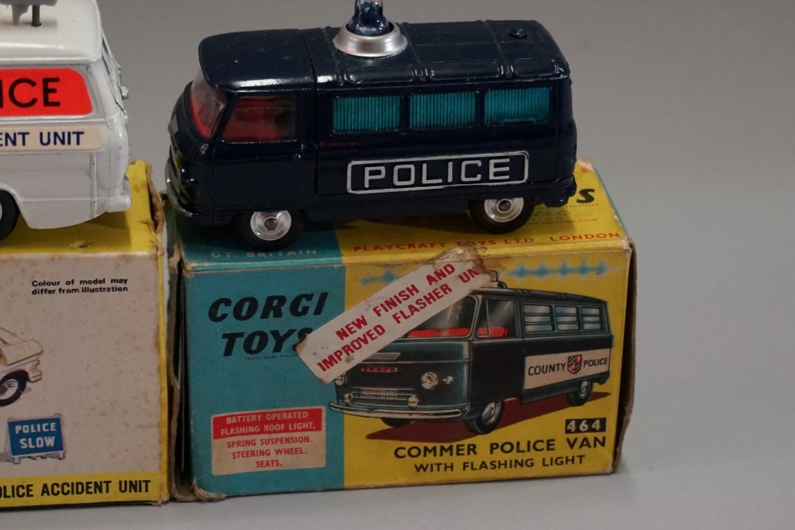 Three diecast 'Emergency Services' vehicles, comprising: Dinky 287 'Police Accident Unit'; Corgi 464 - Image 4 of 7