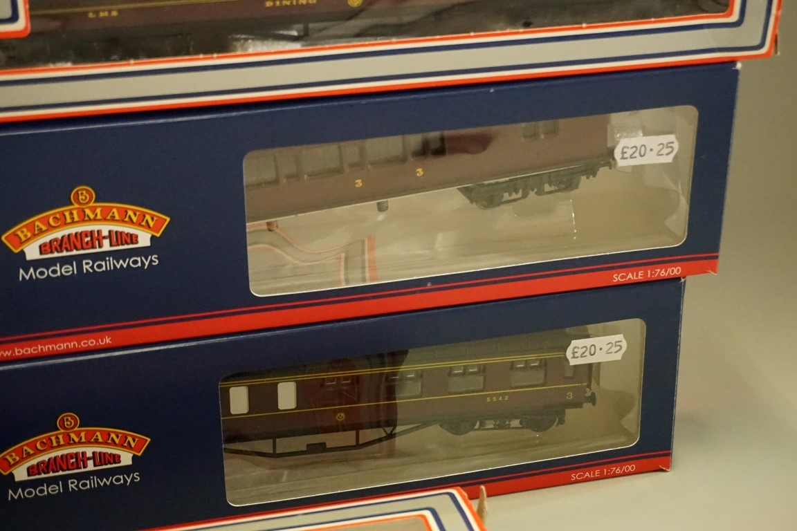 Seven various 'OO' gauge LMS coaches, each in box. - Image 5 of 8