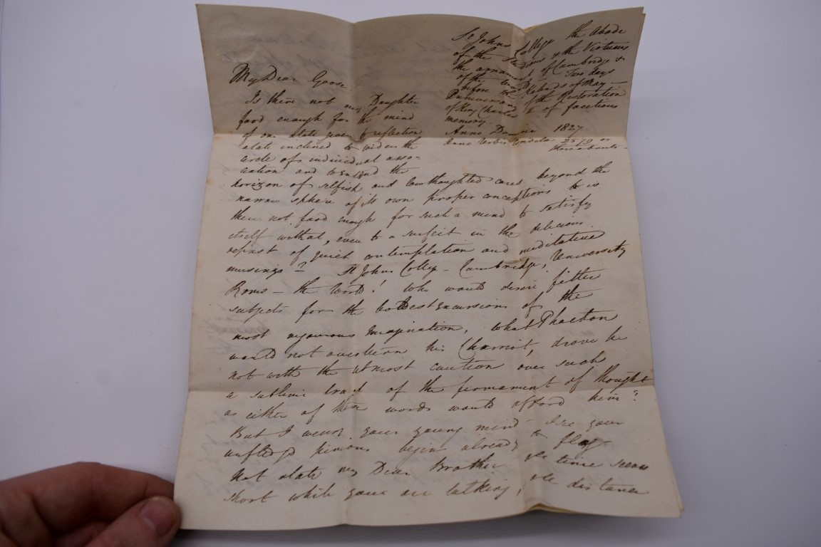 LETTER ENTIRE: KENNAWAY (Charles Edward, Rev): a lively and extensive letter from Kennaway to his - Image 2 of 4