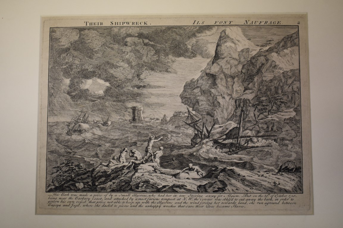 MARITIME ENGRAVINGS: SHIPWRECKS: collection of approx 50 prints and engravings, largely 18th-19th - Image 10 of 62