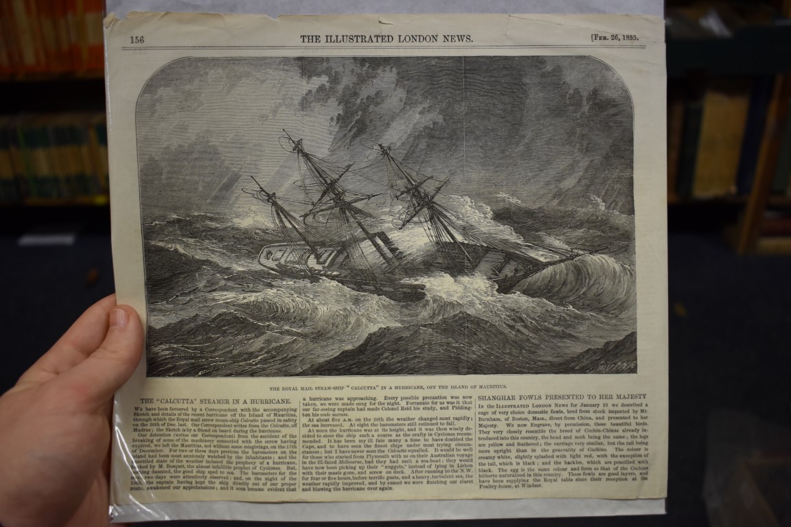 MARITIME ENGRAVINGS: SHIPWRECKS: collection of approx 50 prints and engravings, largely 18th-19th - Image 29 of 62