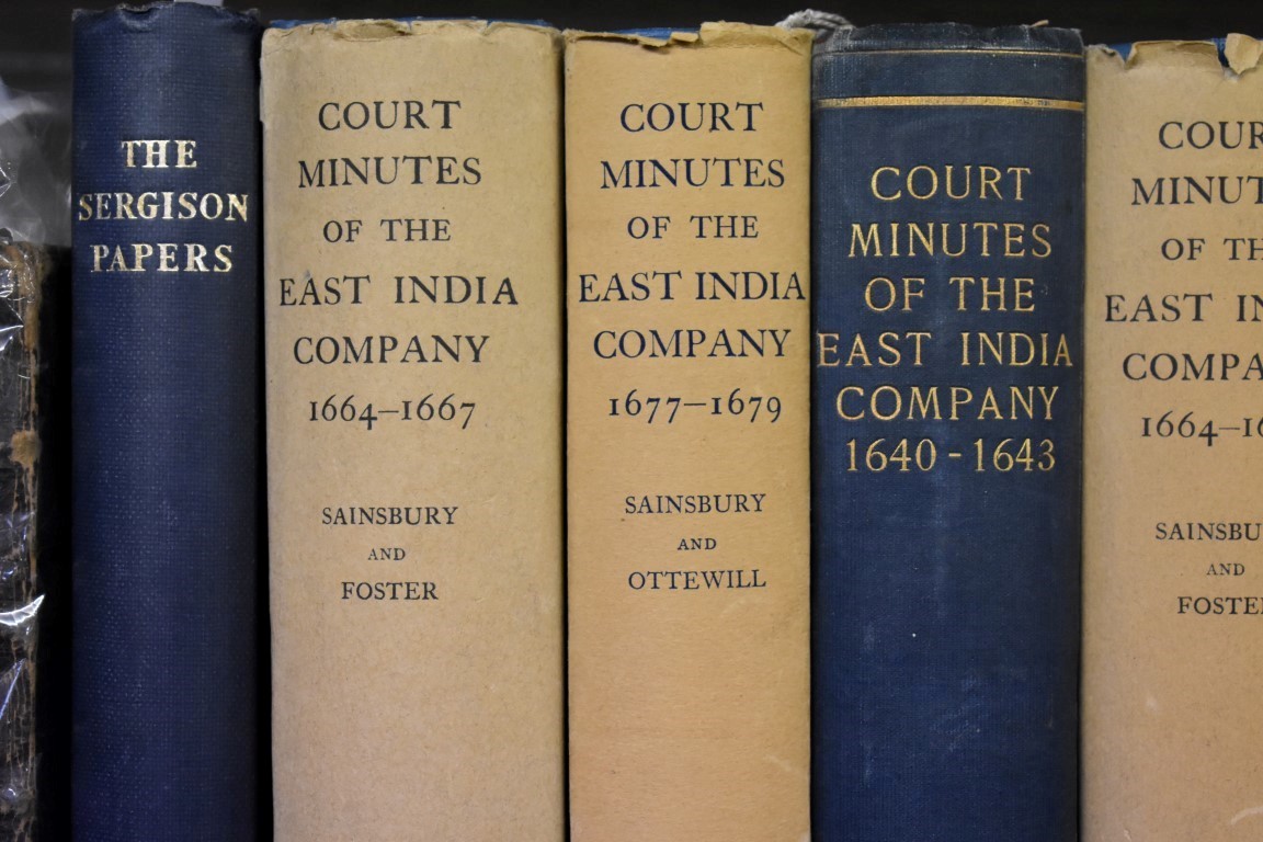 SAINSBURY (Ethel Bruce): 'A Calendar of the Court Minutes etc of the East India Company 1640- - Image 2 of 5