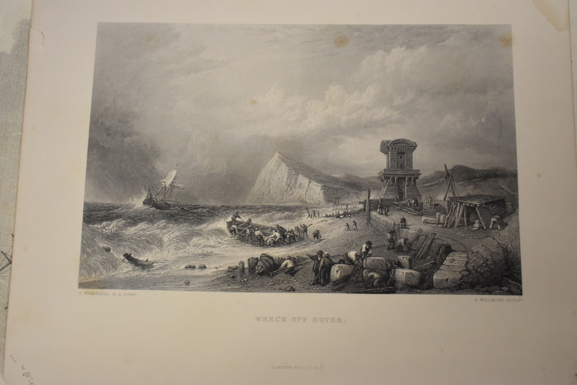 MARITIME ENGRAVINGS: SHIPWRECKS: collection of approx 50 prints and engravings, largely 18th-19th - Image 31 of 62