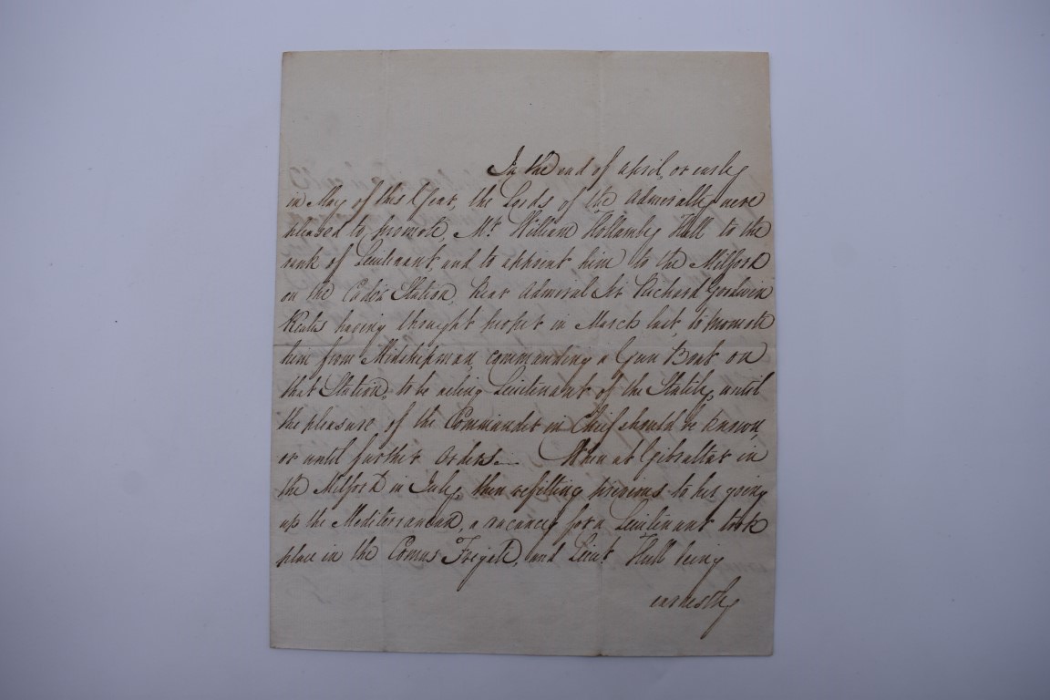MARITIME PRINTED AND MANUSCRIPT DOCUMENTS, 18TH-19THC: collection of approx 12 items including - Image 7 of 25