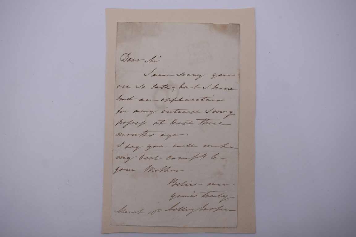 19TH CENTURY LETTERS & DOCUMENTS: two letters entire postmarked Penzance 1840, Buller family, - Image 16 of 23