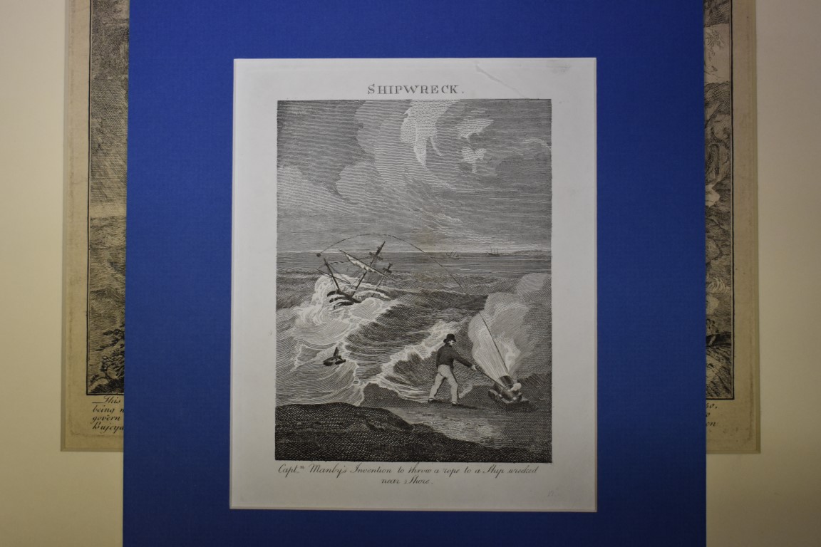 MARITIME ENGRAVINGS: SHIPWRECKS: collection of approx 50 prints and engravings, largely 18th-19th - Image 9 of 62