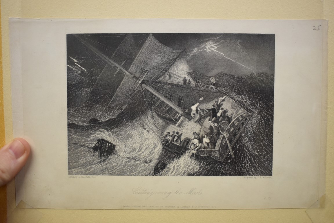 MARITIME ENGRAVINGS: SHIPWRECKS: collection of approx 50 prints and engravings, largely 18th-19th - Image 43 of 62