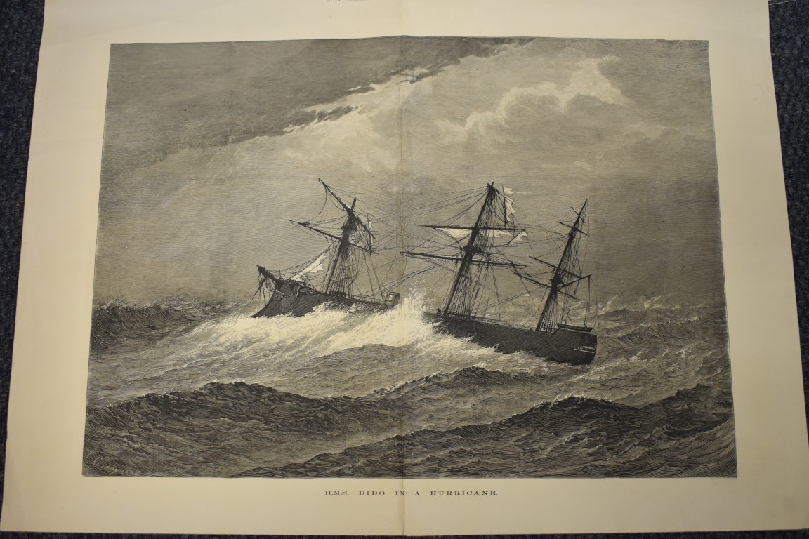 MARITIME ENGRAVINGS: SHIPWRECKS: collection of approx 50 prints and engravings, largely 18th-19th - Image 62 of 62