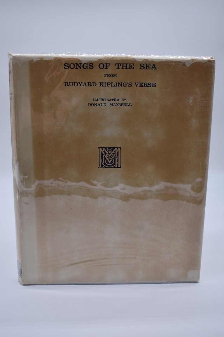 INSCRIBED BY RUDYARD KIPLING: MAXWELL (Donald, illustrator): 'Songs of the Sea from Rudyard - Image 2 of 20