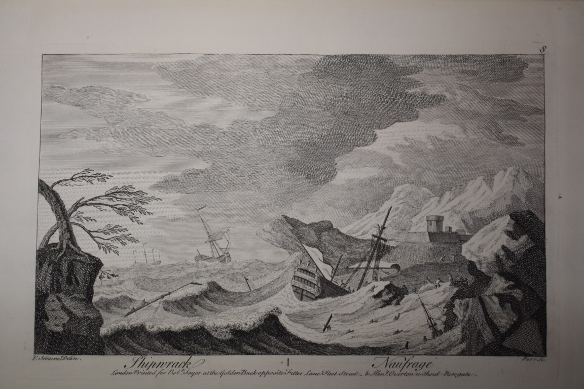 MARITIME ENGRAVINGS: SHIPWRECKS: collection of approx 50 prints and engravings, largely 18th-19th - Image 17 of 62