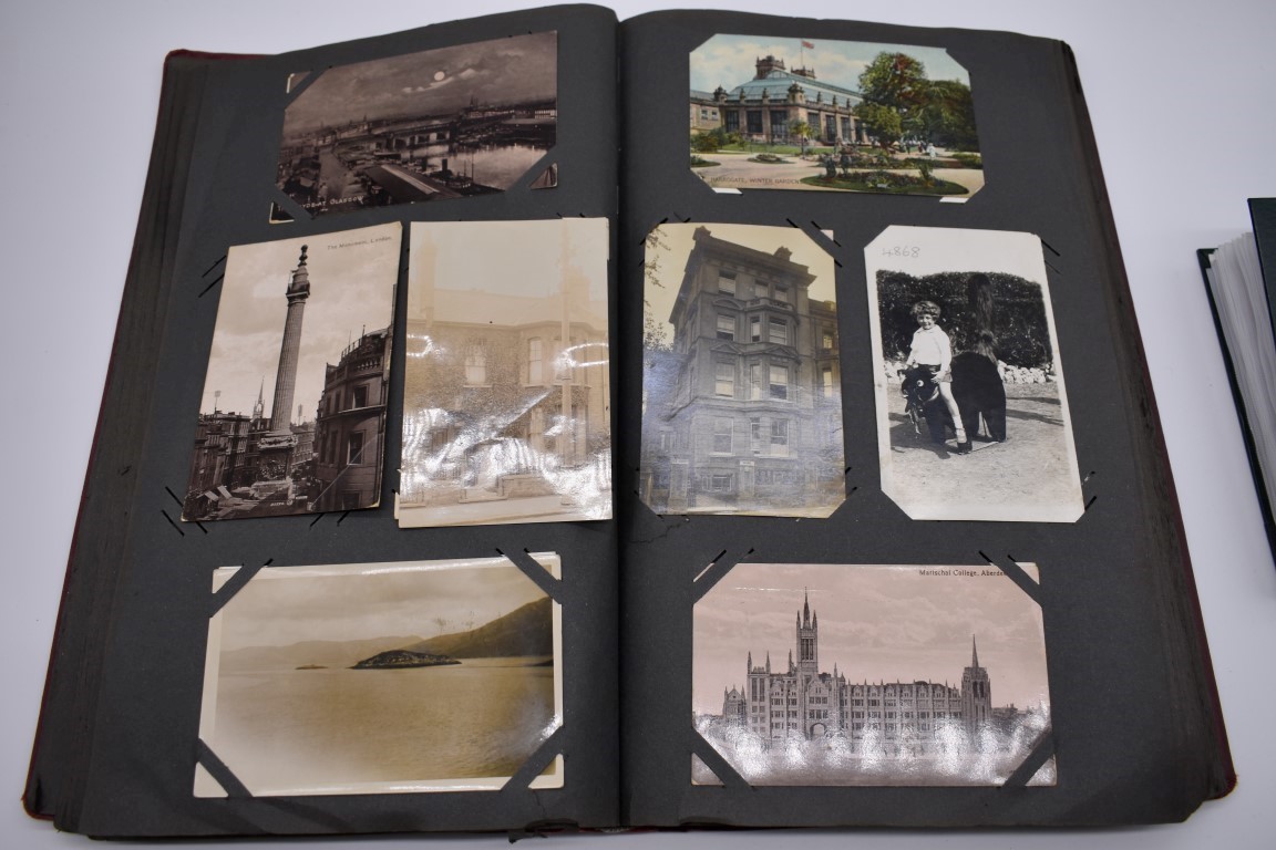 POSTCARD ALBUM: contains approx 296 mixed postcards, topographical and greetings, generally in - Image 18 of 70