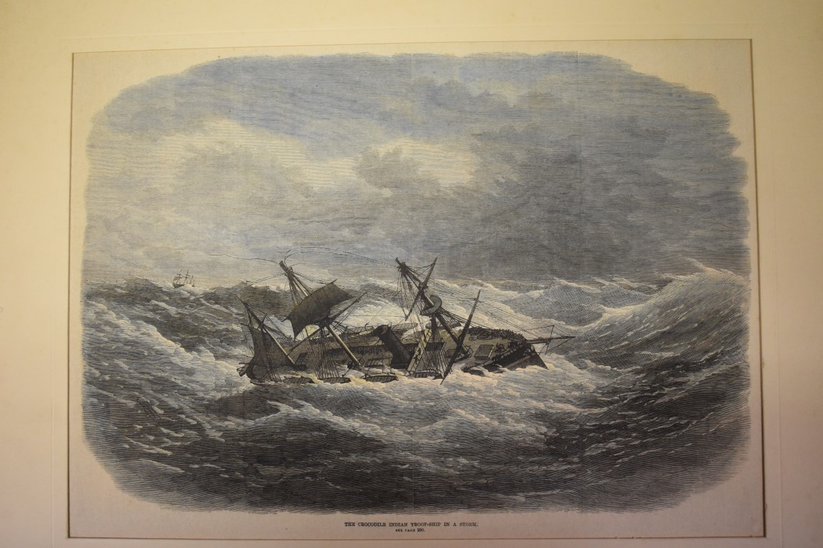 MARITIME ENGRAVINGS: SHIPWRECKS: collection of approx 50 prints and engravings, largely 18th-19th - Image 42 of 62