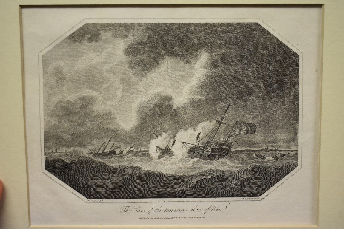 MARITIME ENGRAVINGS: SHIPWRECKS: collection of approx 50 prints and engravings, largely 18th-19th - Image 26 of 62