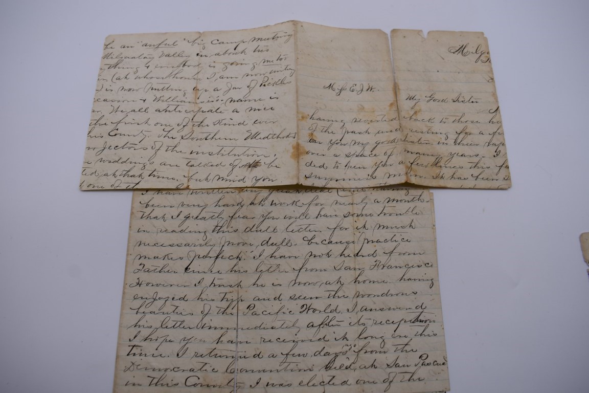 MANUSCRIPT MISCELLANY: a group of approx 27 items, largely 19thc ALS from nobility, churchmen, - Image 7 of 42