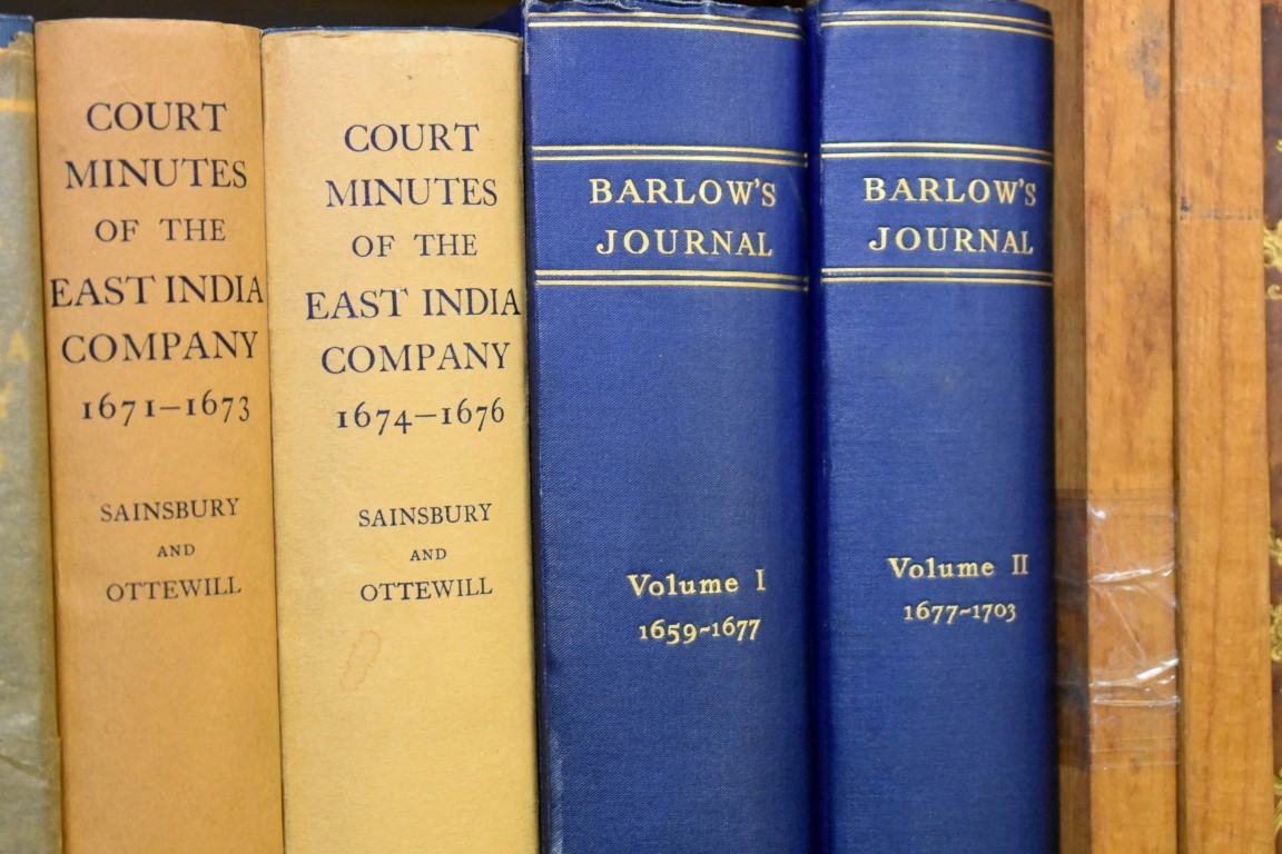 SAINSBURY (Ethel Bruce): 'A Calendar of the Court Minutes etc of the East India Company 1640- - Image 4 of 5