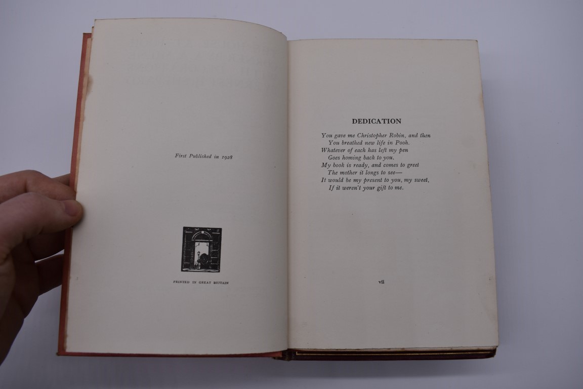 MILNE (A A ): 'Now We Are Six', Methuen, 1927, First Edition, publishers red cloth, rubbed with - Image 12 of 12