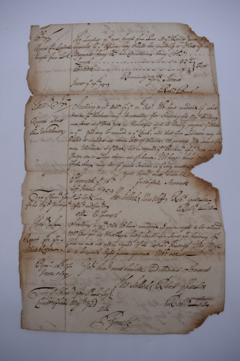 MARITIME PRINTED AND MANUSCRIPT DOCUMENTS, 18TH-19THC: collection of approx 12 items including - Image 3 of 25