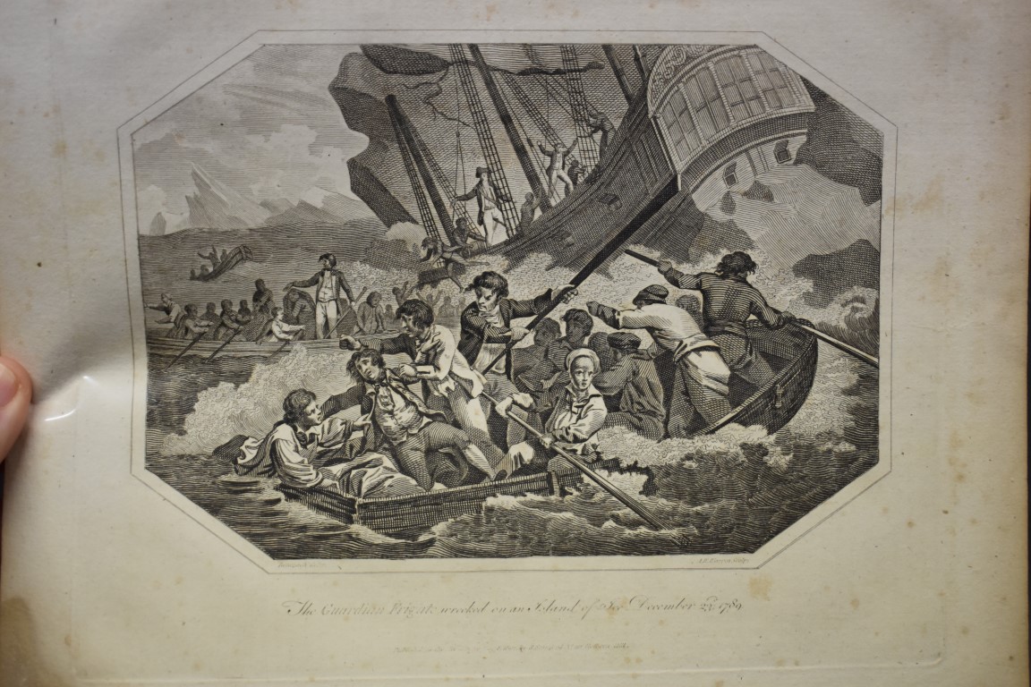 MARITIME ENGRAVINGS: SHIPWRECKS: collection of approx 50 prints and engravings, largely 18th-19th - Image 19 of 62