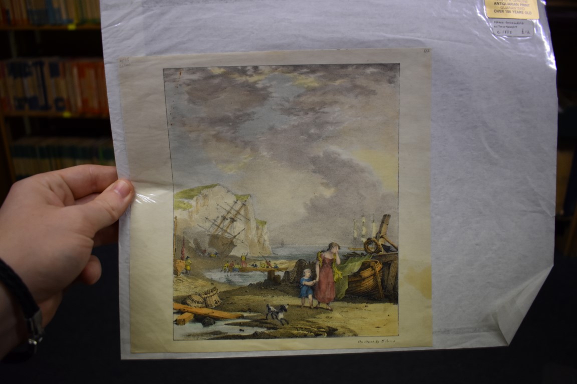 MARITIME ENGRAVINGS: SHIPWRECKS: collection of approx 50 prints and engravings, largely 18th-19th - Image 38 of 62