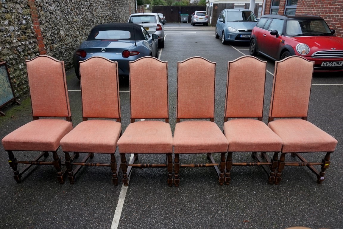 A set of six beech dining chairs.Payment must be made in advance of collection which is strictly