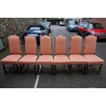 A set of six beech dining chairs.Payment must be made in advance of collection which is strictly
