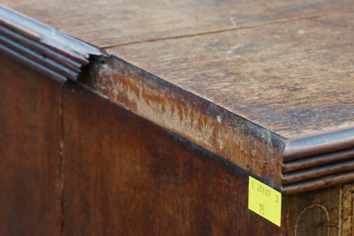 A Georgian mahogany chest of drawers, 117cm wide x 52cm deep x 113.5cm high.Payment must be made - Image 4 of 12