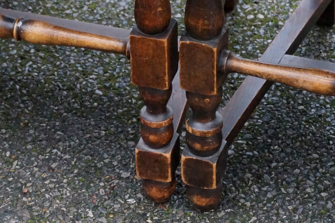 A set of six beech dining chairs.Payment must be made in advance of collection which is strictly - Image 2 of 5