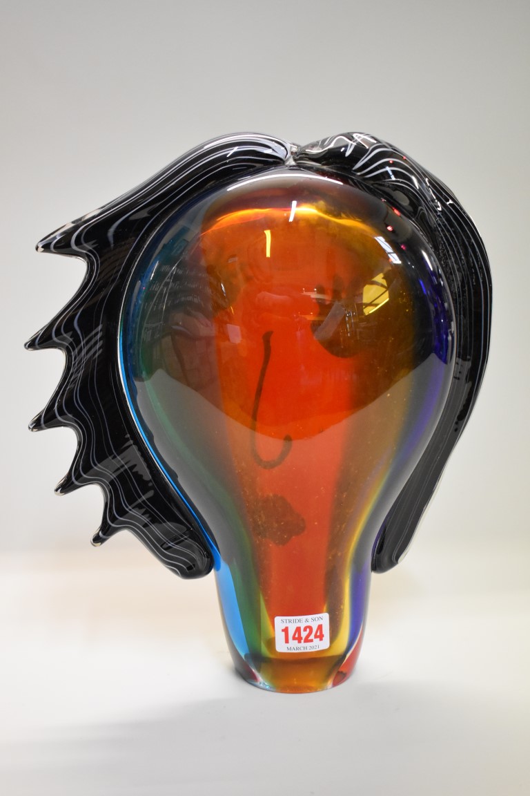 A Murano glass head, 31cm high. - Image 8 of 8