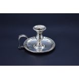 A George III silver chamberstick, by Henry Hubert, London 1778, 9cm diameter, 108g.