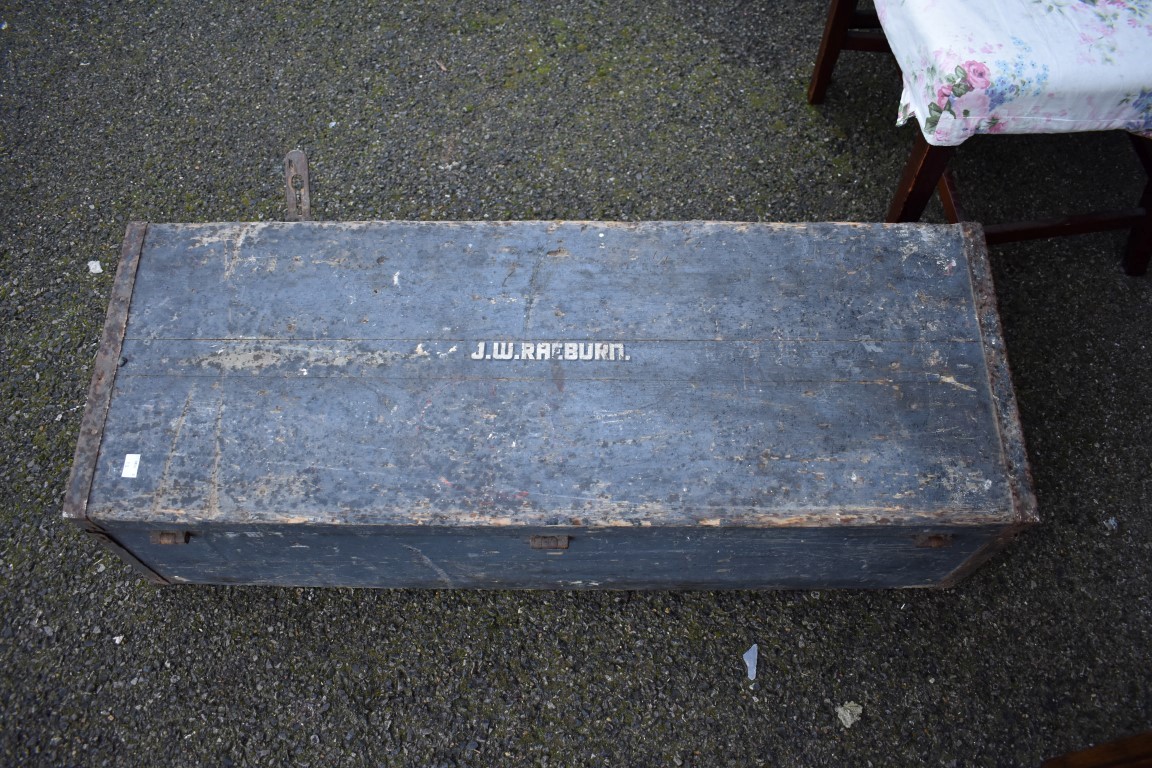 An old croquet set in wooden box.Collection of this lot is strictly by appointment on Saturday - Image 2 of 4