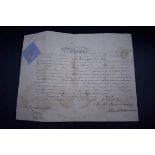 QUEEN VICTORIA, MILITARY COMMISSION: printed commission appointing Arthur John Campbell-Orde as