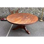 A French style circular pedestal table, by Lombok.