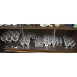 A part suite of Stuart glassware. (44)