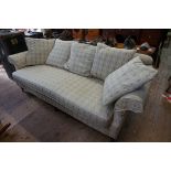 A good three seater settee, by Wesley Barrel, 222cm wide.