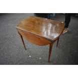 A Georgian mahogany pembroke table.