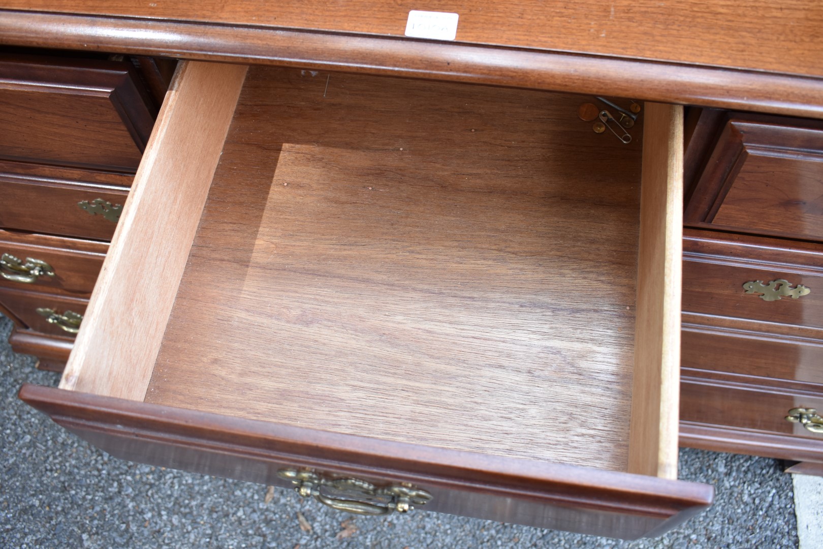 A large reproduction mahogany chest of drawers, by Dixie. - Image 2 of 7