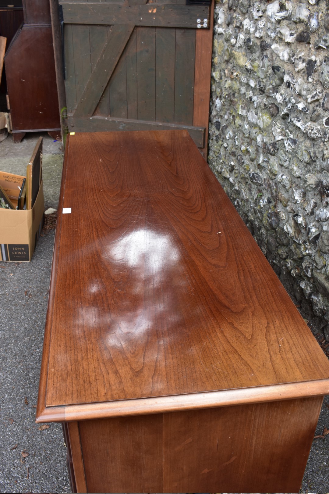 A large reproduction mahogany chest of drawers, by Dixie. - Image 5 of 7