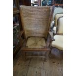 An oak Orkney chair, of Kirkness type.