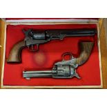 Two replica Colt style percussion revolvers, (one a.f.).