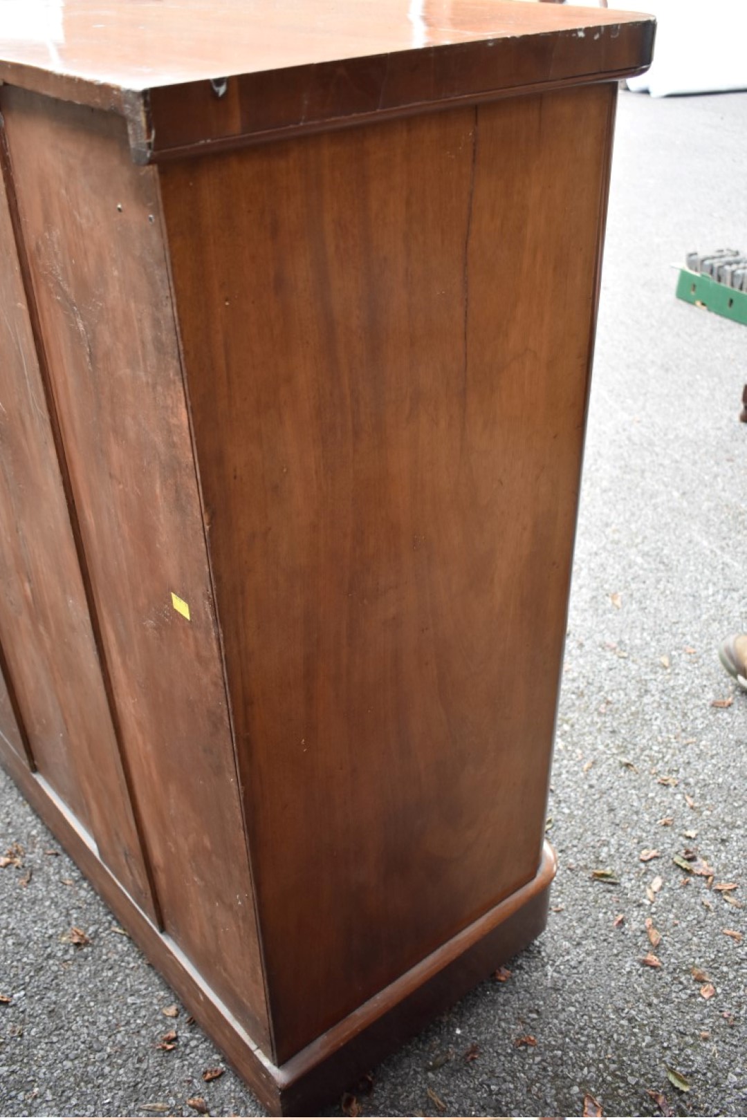 A large Victorian mahogany chest of drawers, 113cm wide x 53cm deep x 126cm high. - Image 5 of 7