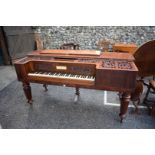 A Victorian mahogany square piano, by John Broadwood & Son, No.59879, circa 1848, 178cm wide x